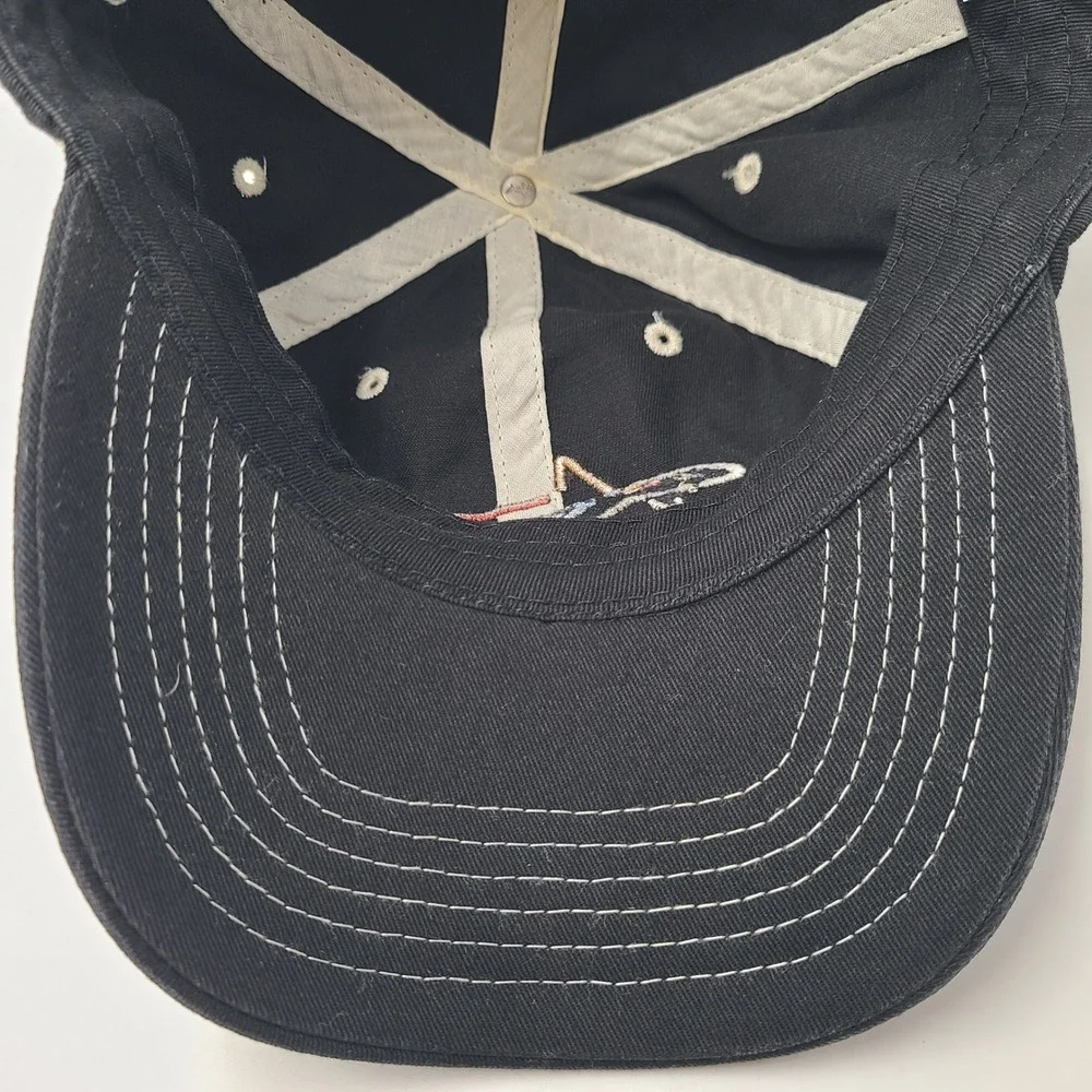 Greg Norman Hat Adjustable Black Golf‎ Shark Logo Casual Wear Cotton Dad Men